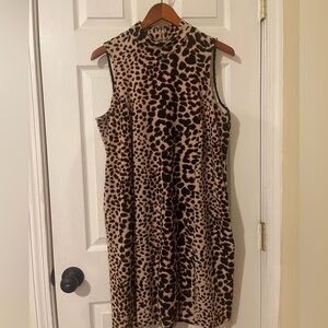 APT 9 Animal Print Dress, L